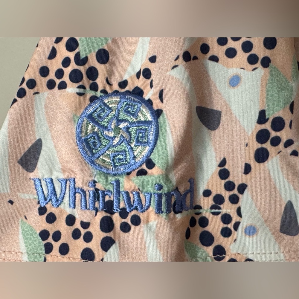 Bad Birdie Ocean 72 Men's Short Sleeve Golf Polo Shirt Fish Pattern Size L - Picture 7 of 9